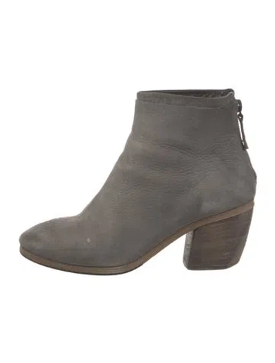 Pre-owned Marsèll Suede Boots In Gray