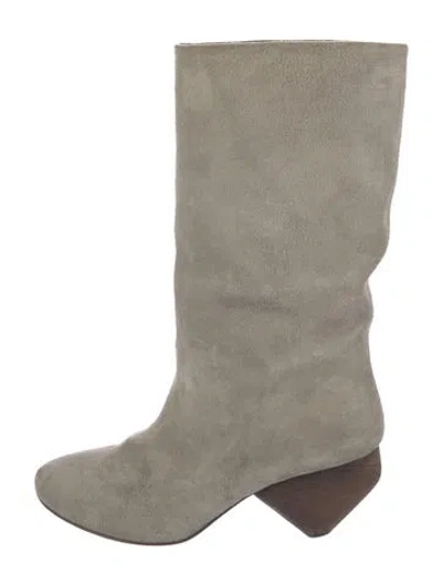 Pre-owned Marsèll Suede Boots In Gray