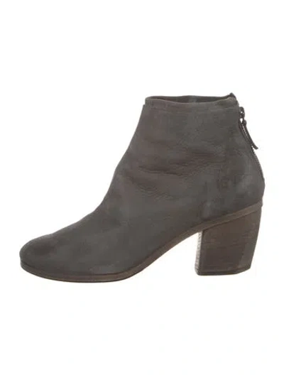 Pre-owned Marsèll Suede Boots In Gray