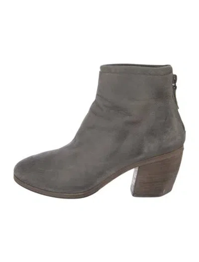 Pre-owned Marsèll Suede Boots In Gray