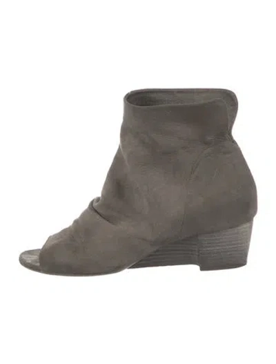 Pre-owned Marsèll Suede Boots In Gray