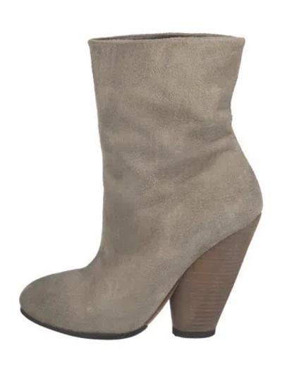 Pre-owned Marsèll Suede Boots In Grey