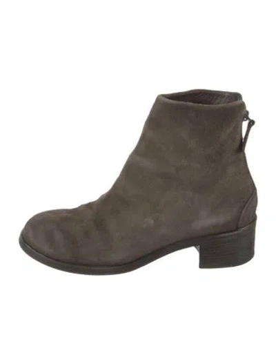Pre-owned Marsèll Suede Boots In Grey