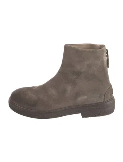 Pre-owned Marsèll Suede Boots In Grey