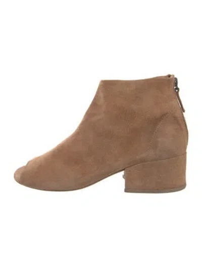 Pre-owned Marsèll Suede Boots In Neutral