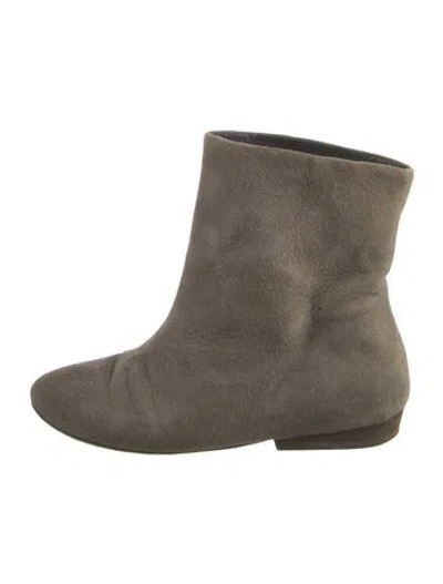 Pre-owned Marsèll Suede Boots In Neutrals