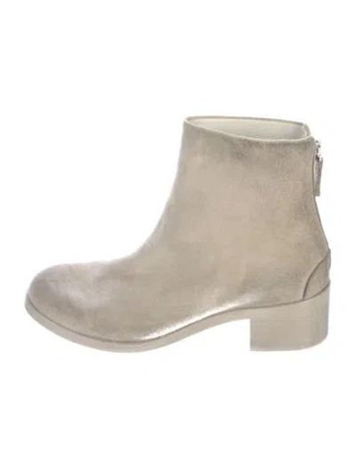 Pre-owned Marsèll Suede Boots In Neutrals