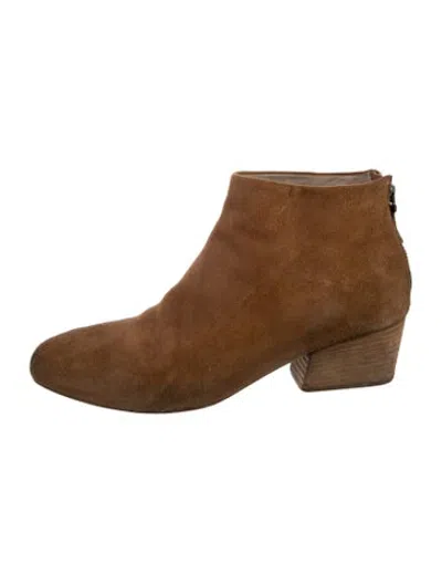Pre-owned Marsèll Suede Boots In Neutrals