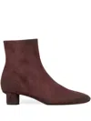 Marsèll Suede Heeled Boots In Brown