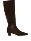 Marsèll Suede Knee-high Boots In Brown