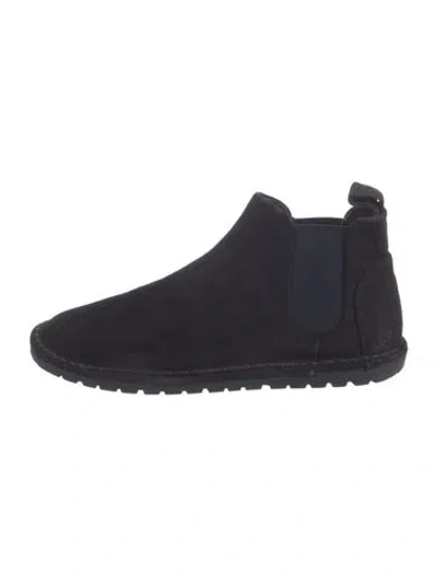 Pre-owned Marsèll Suede Moccasins In Blue