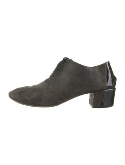 Pre-owned Marsèll Suede Mules In Green