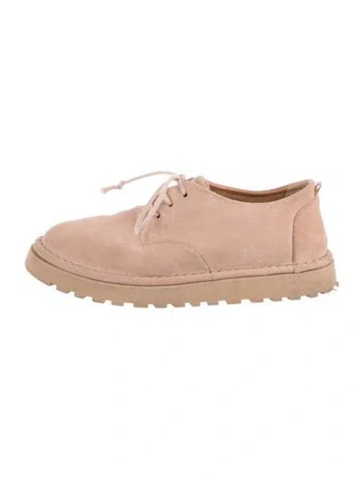 Pre-owned Marsèll Suede Oxfords In Brown
