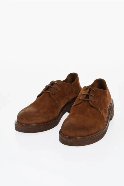 MARSÈLL SUEDE PARRUCCA DERBY SHOES