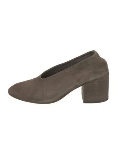 Pre-owned Marsèll Suede Pumps In Brown