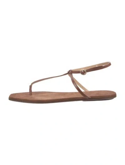 Pre-owned Marsèll Suede Sandals In Brown