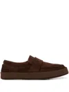 Marsèll Loafer Aus Wildleder In Brown