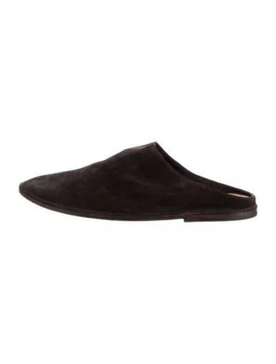 Pre-owned Marsèll Suede Slippers In Brown
