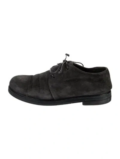 Pre-owned Marsèll Suede Sneakers In Black