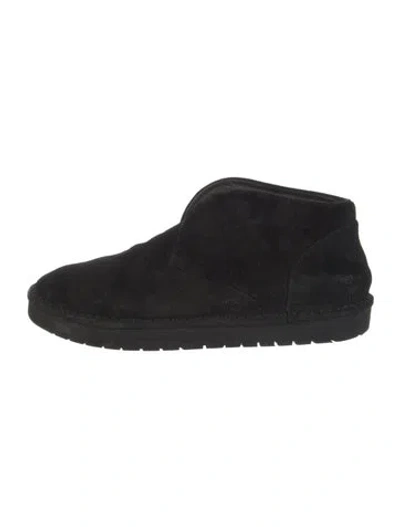 Pre-owned Marsèll Suede Sneakers In Black