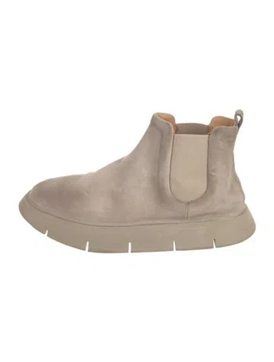 Pre-owned Marsèll Suede Sneakers In Neutral