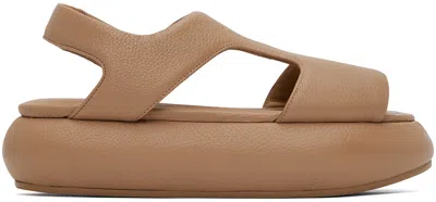 Marsèll Tan Ciambellona Sandals In 310 Hazelnut