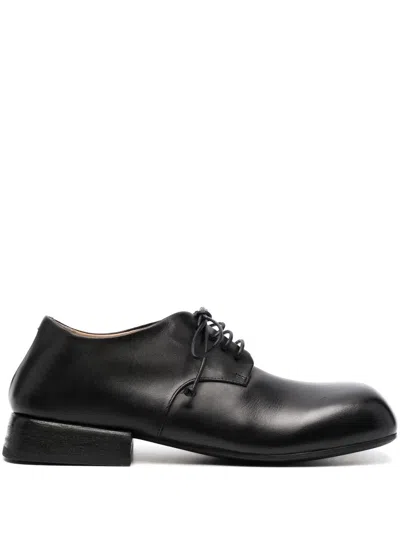 Marsèll Lace-up Leather Oxfords In Black