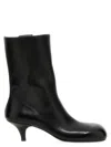 Marsèll Tillo Square Toe Ankle Boots In Black