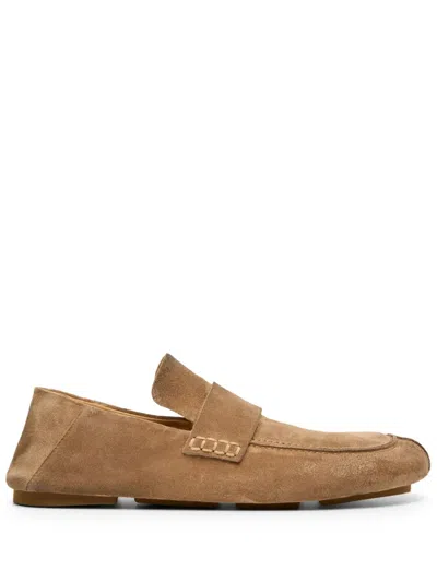 Marsèll Toddone Suede Loafers In Brown