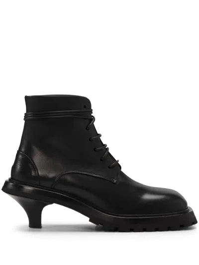 Marsèll Trillo 50mm Leather Boots In Black