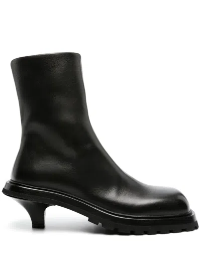 Marsèll Trillo 70mm Leather Boots In Black