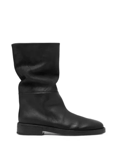 Marsèll Tubetto Leather Boots In Black