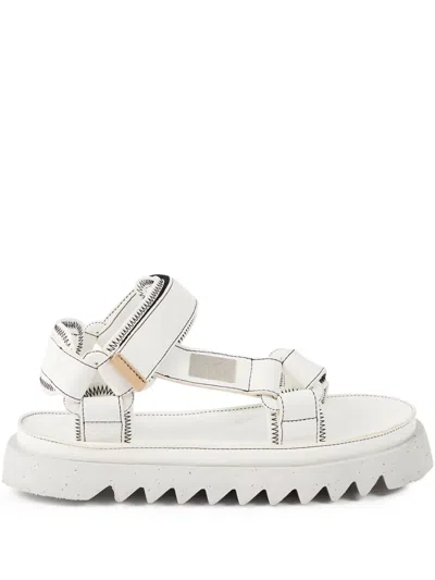 Marsèll Two-strap Leather Sandals In White