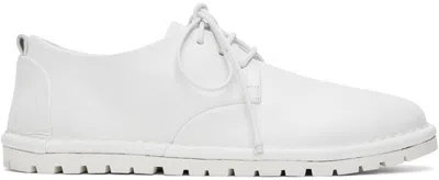 Marsèll White Sancrispa Derbys In 110 Optical White