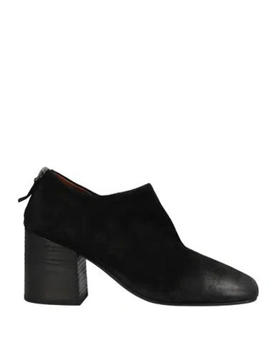 Marsèll Woman Ankle Boots Black Size 6.5 Leather