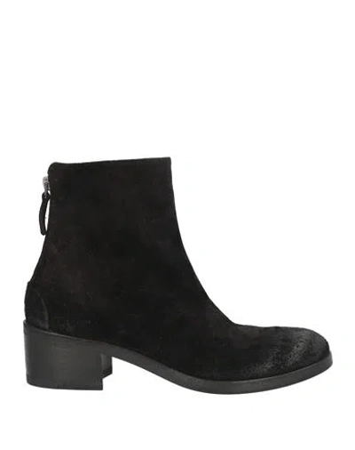 Marsèll Woman Ankle Boots Black Size 7 Leather