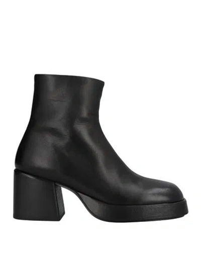 Marsèll Woman Ankle Boots Black Size 7 Soft Leather