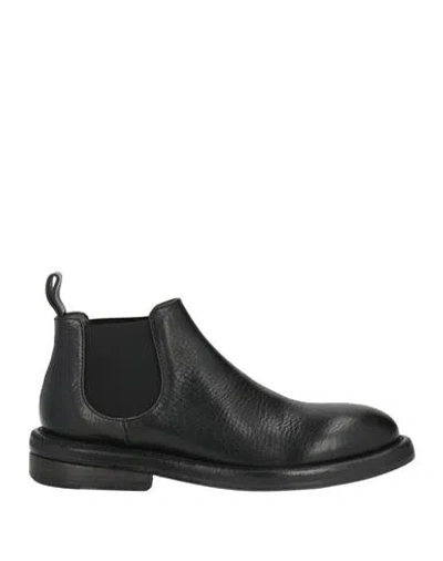 Marsèll Woman Ankle Boots Black Size 7.5 Leather