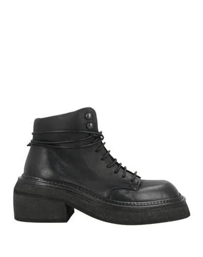 Marsèll Woman Ankle Boots Black Size 8 Calfskin