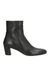 Marsèll Woman Ankle Boots Black Size 8 Calfskin In Black