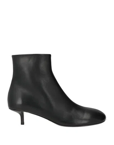 Marsèll Woman Ankle Boots Black Size 8 Calfskin