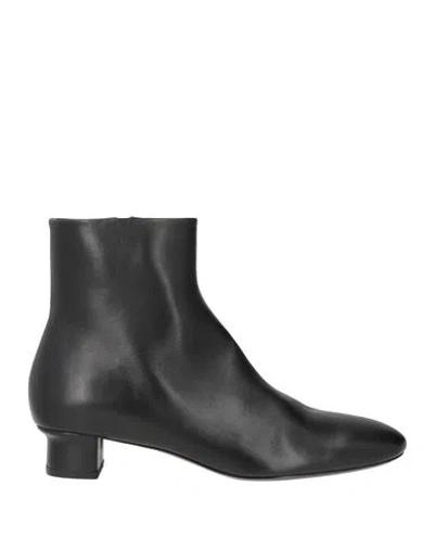 Marsèll Woman Ankle Boots Black Size 8 Leather