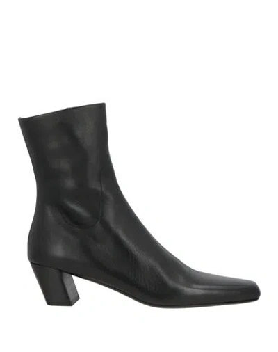 Marsèll Woman Ankle Boots Black Size 9 Leather