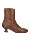 Marsèll Woman Ankle Boots Brown Size 8 Calfskin