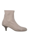 Marsèll Woman Ankle Boots Light Grey Size 7 Calfskin In Gray