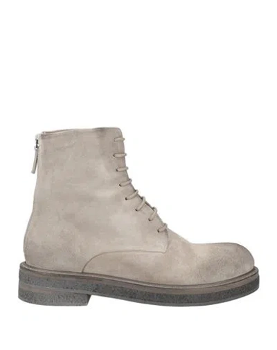 Marsèll Woman Ankle Boots Taupe Size 8 Leather In Nude
