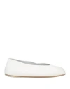 Marsèll Woman Ballet Flats White Size 6 Calfskin