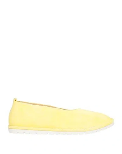 Marsèll Woman Ballet Flats Yellow Size 8 Leather
