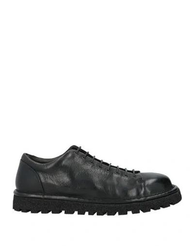 Marsèll Woman Lace-up Shoes Black Size 10 Leather