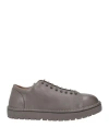 Marsèll Woman Lace-up Shoes Grey Size 7.5 Calfskin In Gray